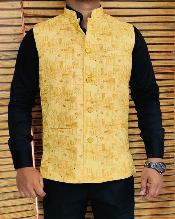 Men’s Printed Waistcoat