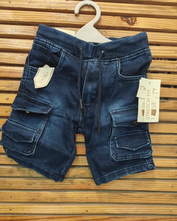 Stylish Kids' Cargo Denim Shorts
