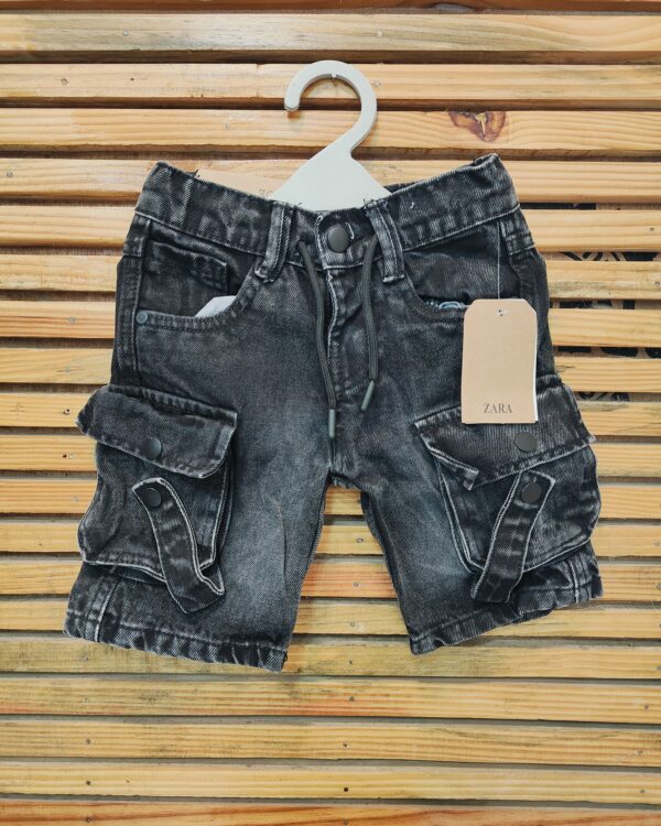 Stylish Kids' Cargo Denim Shorts