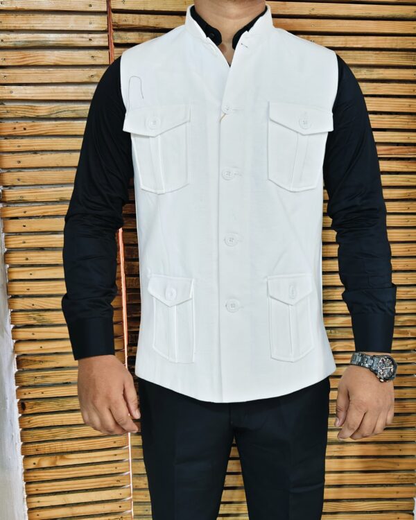 Men’s Premium 4 Pocket Linen Waistcoat