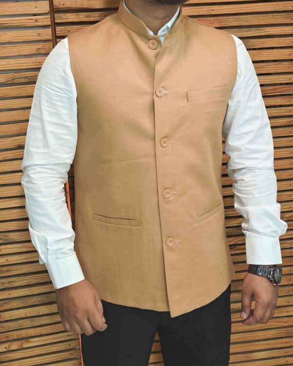 Men’s Linen Waistcoat