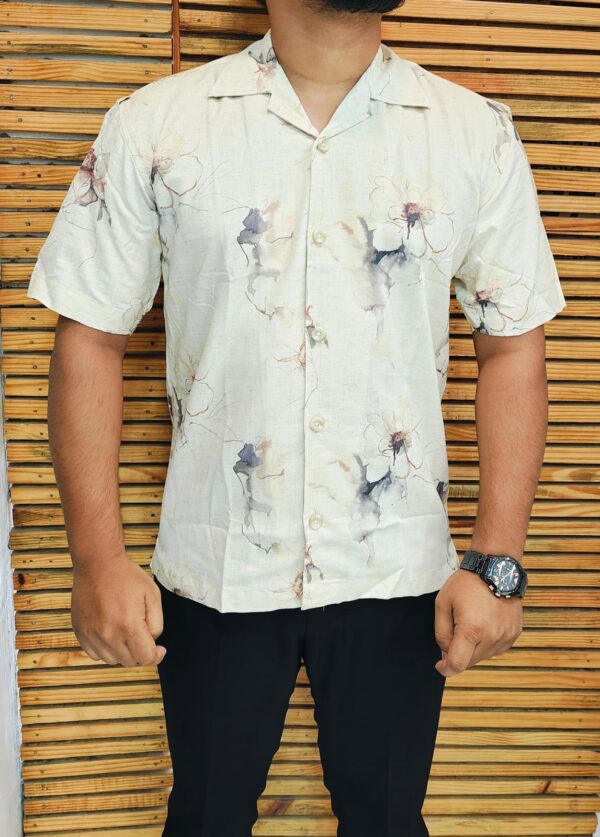 Mens Half Printed Shirt