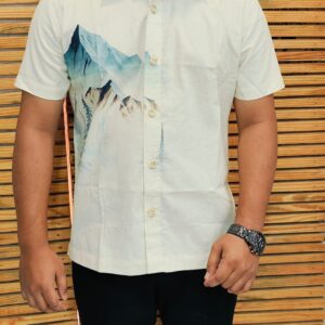 Mens Half Printed Shirt
