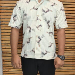 Mens Half Printed Shirt