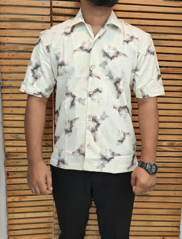 Mens Half Printed Shirt