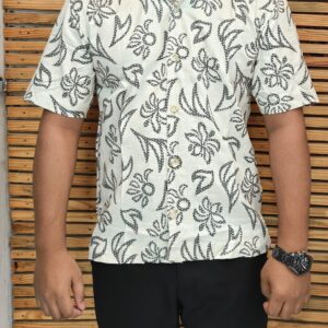 Mens Half Printed Shirt