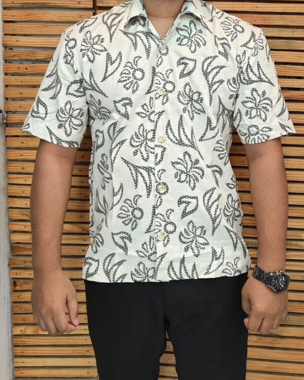Mens Half Printed Shirt