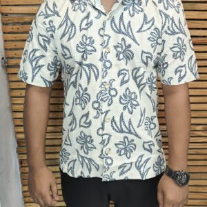 Mens Half Printed Shirt