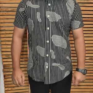 Mens Half Printed Shirt