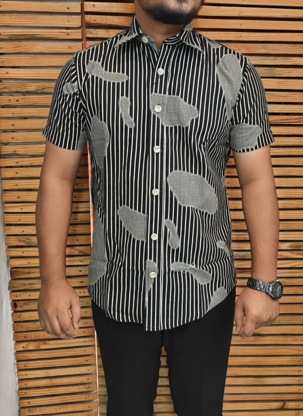 Mens Half Printed Shirt