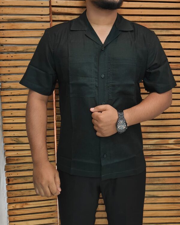 Mens Half Printed Shirt