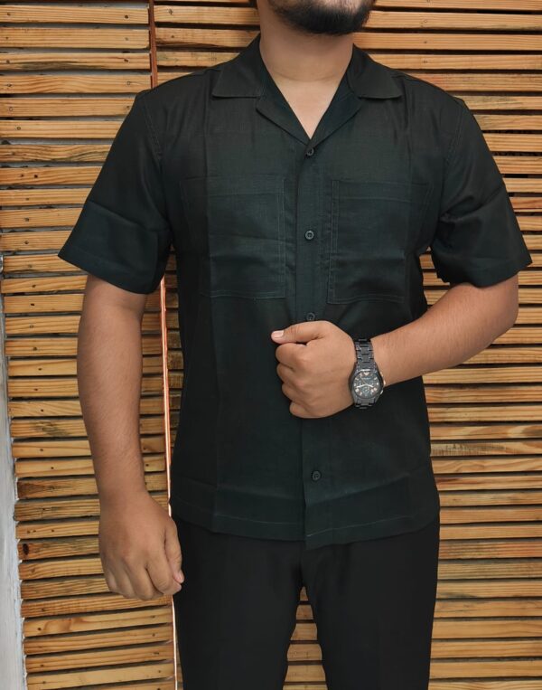 Mens Half Printed Shirt