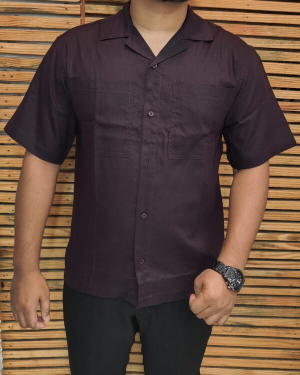 Mens Half Printed Shirt