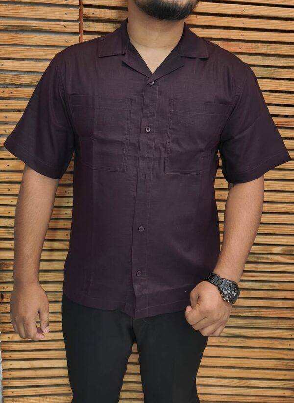 Mens Half Printed Shirt