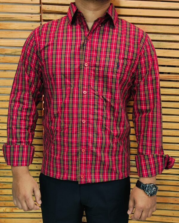 Mens Formal Check Shirt