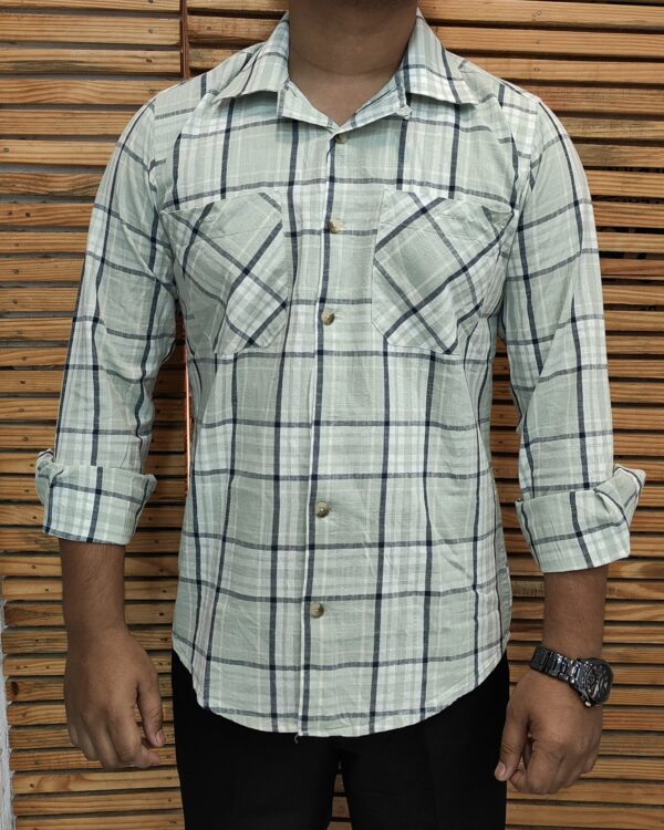 Mens Formal Check Shirt