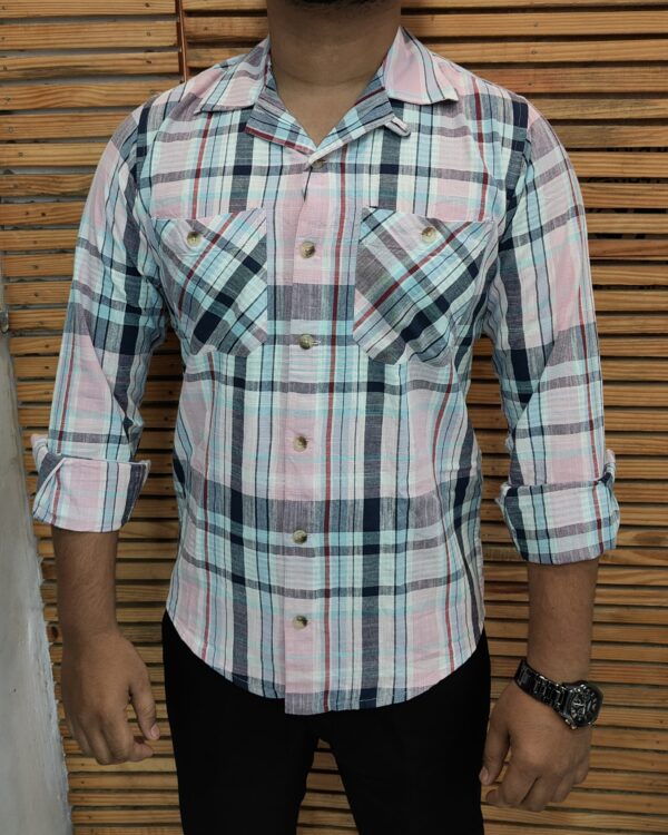 Mens Formal Check Shirt