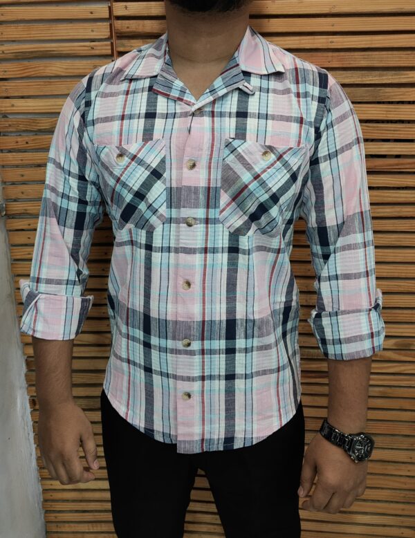 Mens Formal Check Shirt