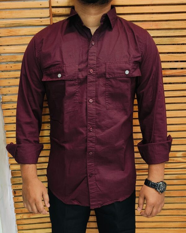 CASUAL DOUBLE POCKET SHIRT