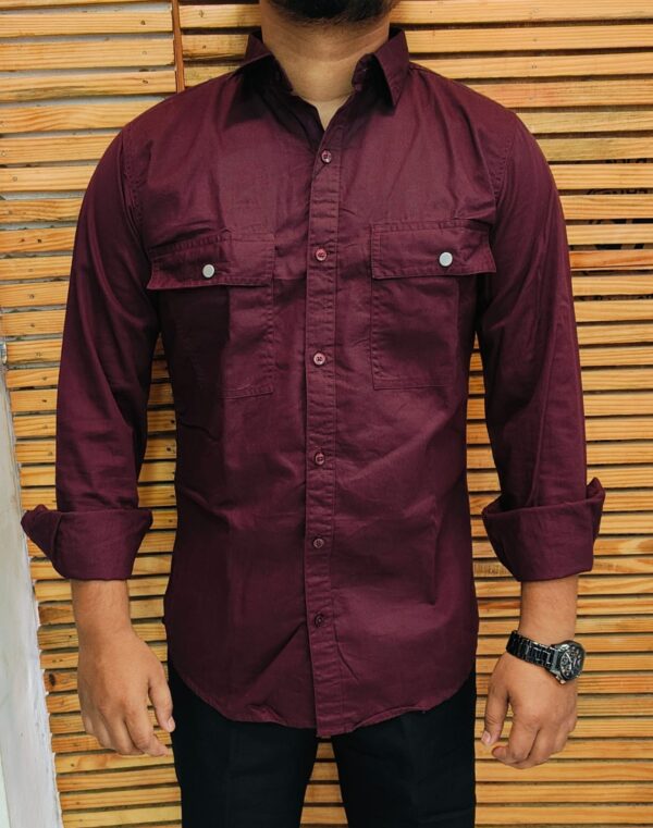 CASUAL DOUBLE POCKET SHIRT