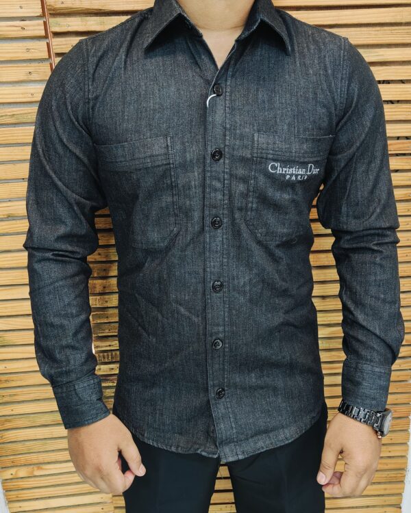 Denim Double Pocket Imported Shirt