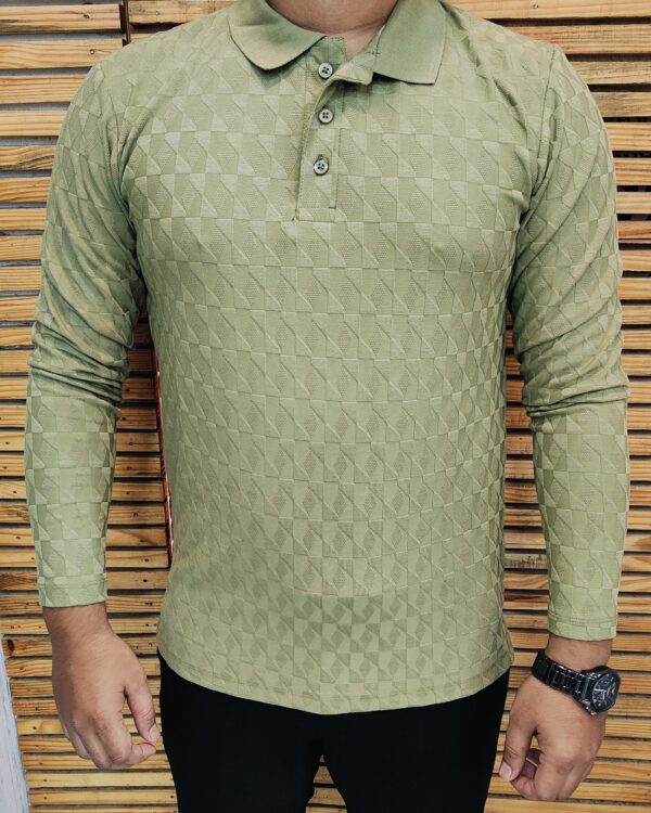 Men’s Korean Textured Full Sleeve T-Shirt