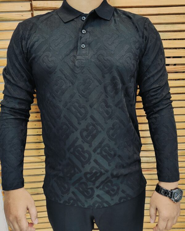 Men’s Korean Textured Full Sleeve T-Shirt