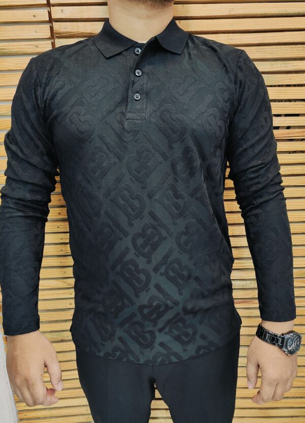 Men’s Korean Textured Full Sleeve T-Shirt
