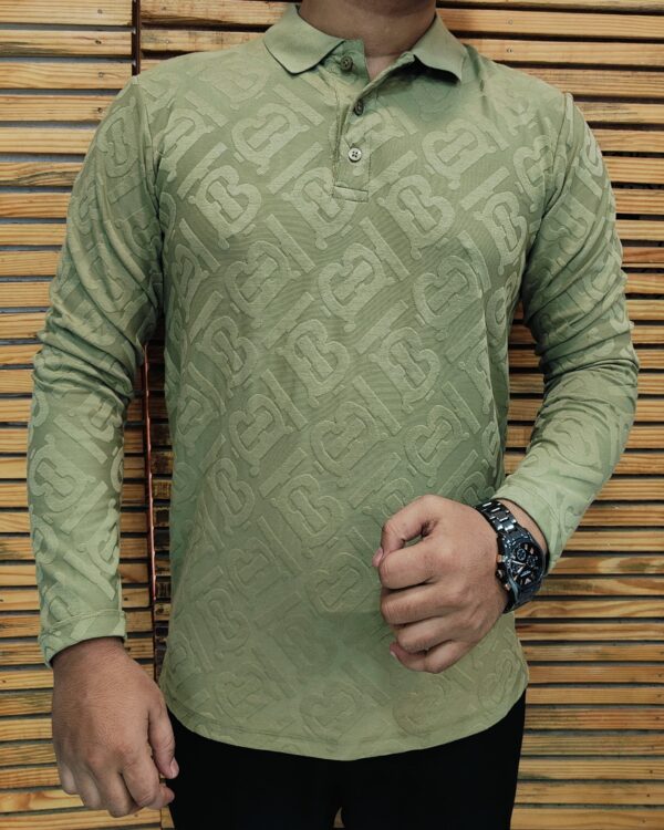 Men’s Korean Textured Full Sleeve T-Shirt